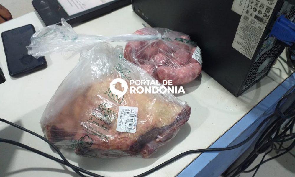 Homem Preso Furtando Carne Para Churras De R Veillon Em Porto Velho