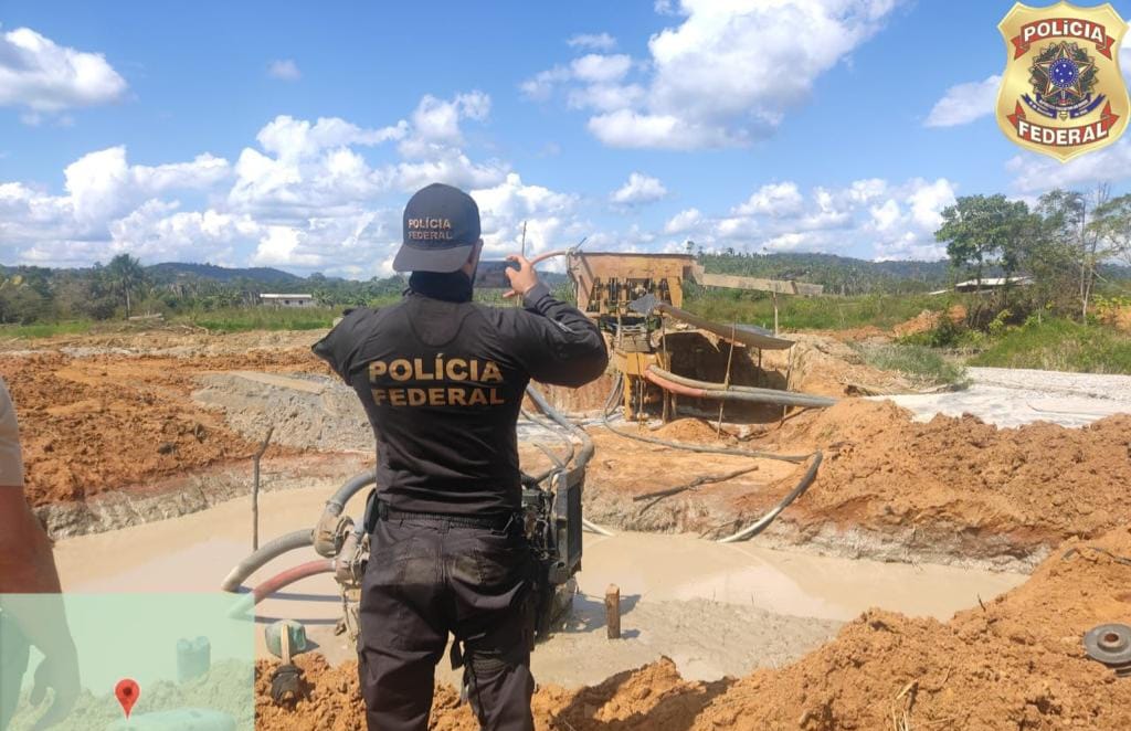 Polícia Federal realiza operação URU PRAESIDIUM contra garimpo ilegal