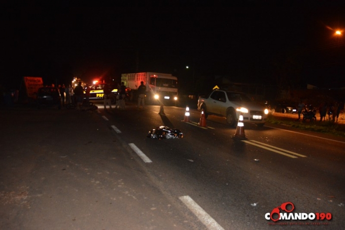 Motorista bêbado atropela e mata motociclista de 43 anos na BR-364
