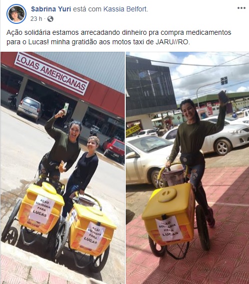 Jovens vendem picolé para comprar remédios para criança especial em Rondônia