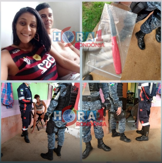 Mulher mata marido com uma facada no coração após ser agredida em Rondônia