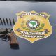 PRF prende homem com revólver e munições na BR-364
