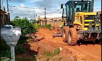 Vereador Júnior Cavalcante solicita e prefeitura inicia recuperação da Rua Dois Irmãos no Lagoinha