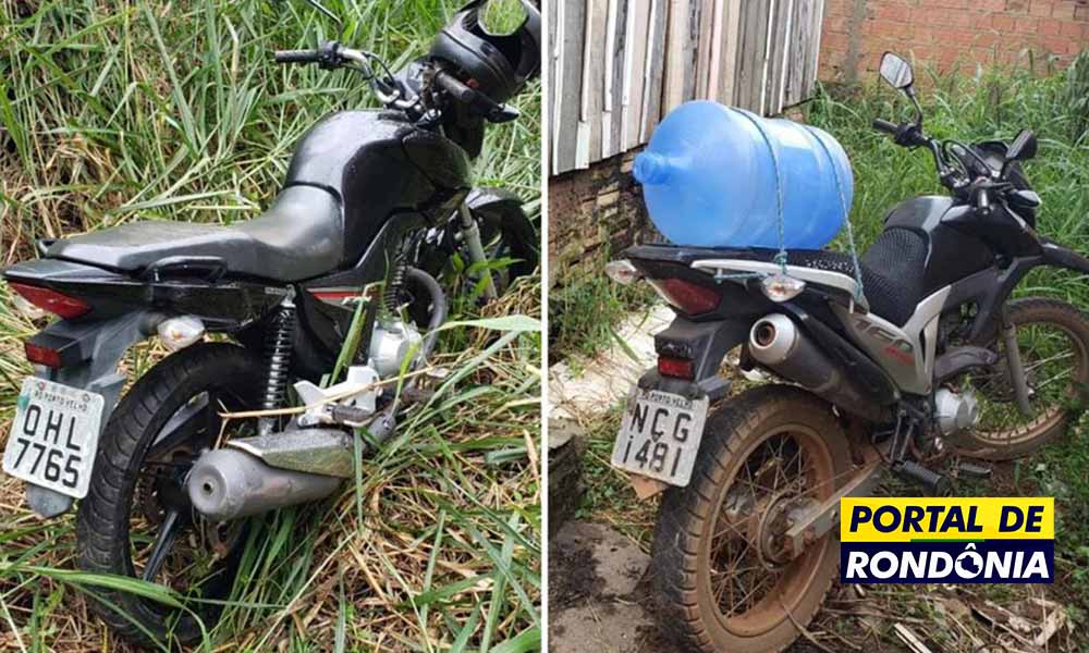 Polícia Militar recupera duas motos roubadas