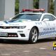 Chevrolet Camaro vira viatura da Polícia Militar em Porto Velho