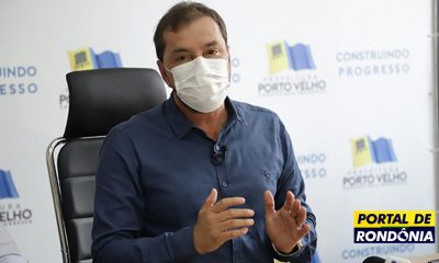 Hildon Chaves sanciona Lei que multa em R$ 80 quem não usar máscara em Porto Velho