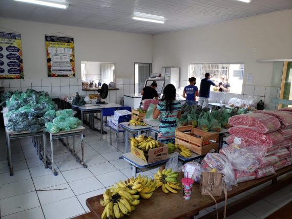 Kits Alimentação beneficiam estudantes da rede estadual de Rondônia