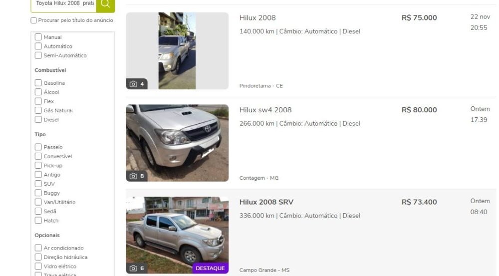 Nova vítima do anuncio clonado de veículo na OLX, perde R$ 54 mil no interior de RO