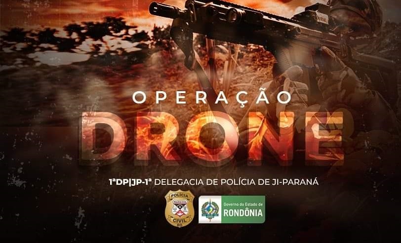 Polícia Civil faz operação contra facção que usa drones para jogar drogas em presídios de RO