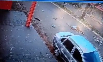 Vídeo mostra motorista atropelando e matando idoso na capital