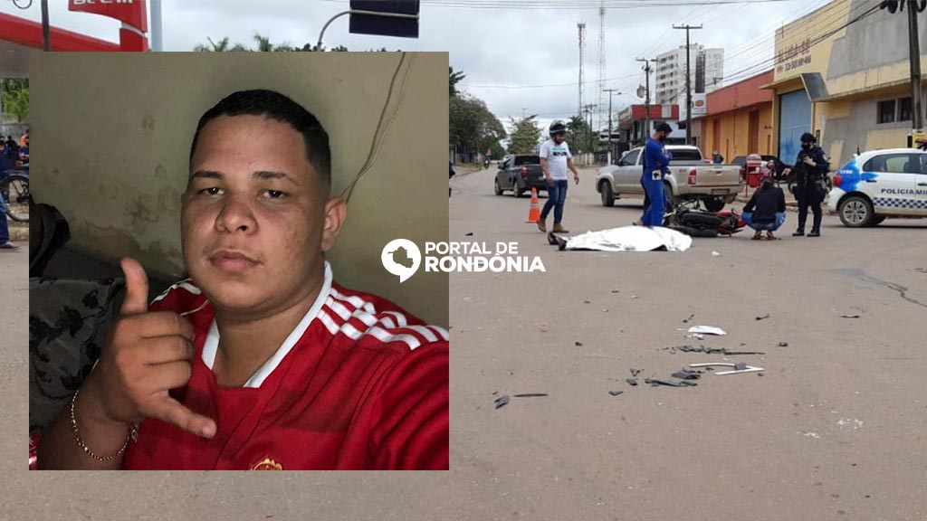 Jovem de 19 anos morre em acidente no cruzamento das avenidas Rio Madeira com Rio de Janeiro