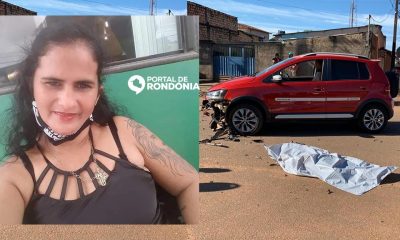 Mulher morre após ser atropelada duas vezes por carro e caminhonete na Zona Leste de Porto Velho