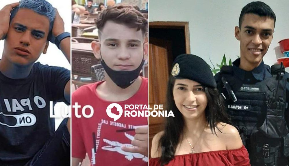 Dois irmãos, policial militar e a namorada morrem em grave acidente no interior de Rondônia