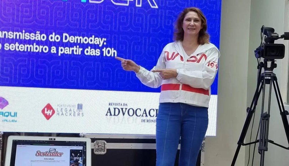 Dr Breno Mendes enaltece a participação da Dra Zênia Cernov em evento de inovação tecnológica voltada à Advocacia
