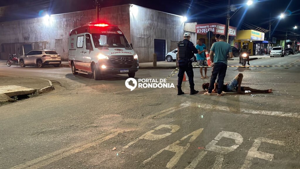 FBC1E717-6C97-4FD8-8D5D-94EEA4755D36-1024x576 Motociclista fica ferido durante acidente em cruzamento na zona leste