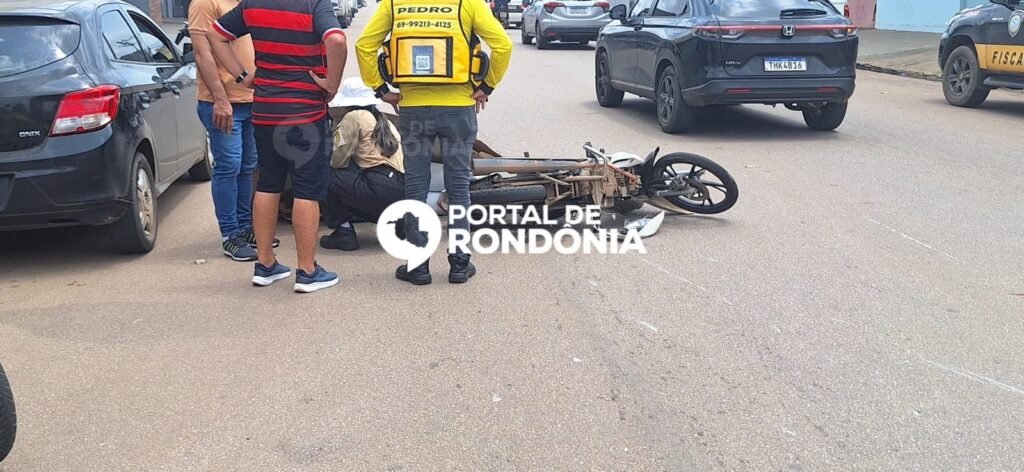 f3b47354-ca37-4449-9a13-ee93413363fe-1024x472 Motociclista fica ferida após caminhonete oficial perder controle por estouro de pneu na Avenida Amazonas