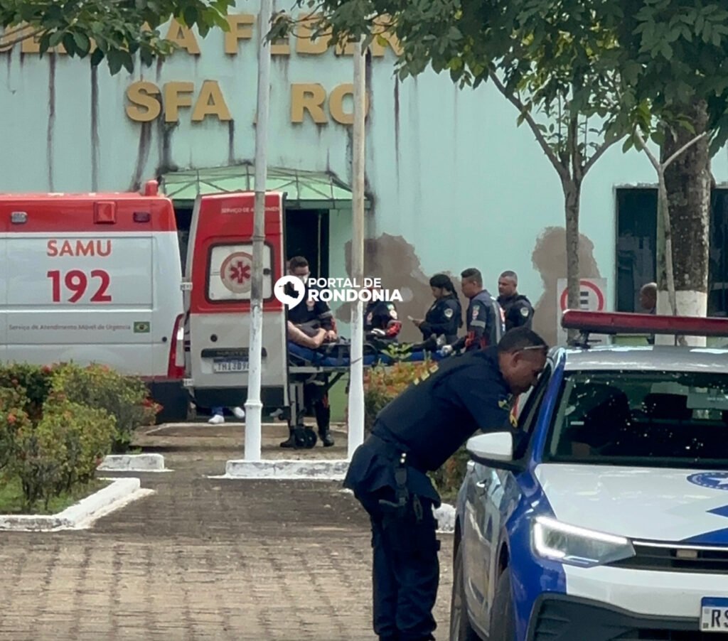 A7BE70B8-1F98-4D3F-887C-0E76D870ACD3-1024x902 Vigilante é atingido a tiros no Ministério da Agricultura em Porto Velho