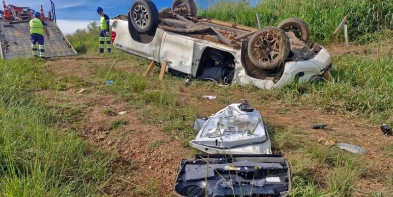 tim-9 Homem de 52 anos morre após caminhonete capotar na BR-364