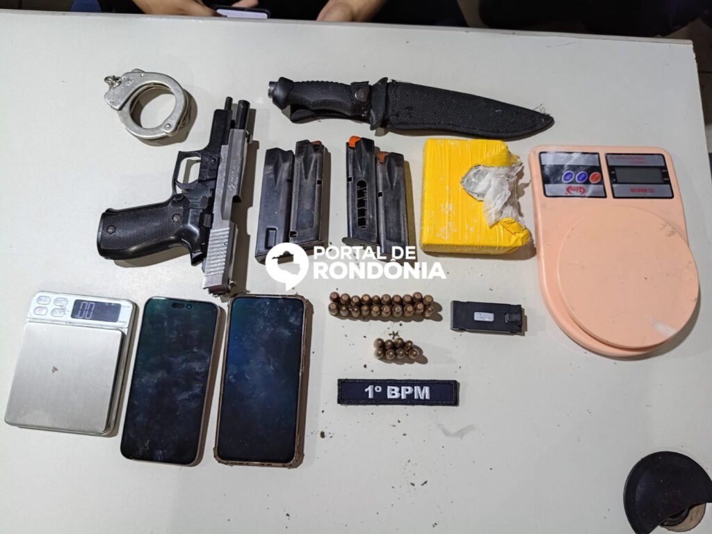 D7047765-D587-423D-9FE0-2BD0496D292F-1024x768 Operação Audácia apreende armas e centenas de munições em Porto Velho; duas pessoas são presas